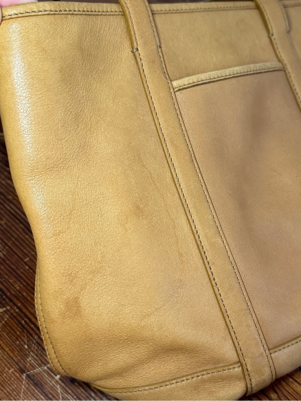 Coach Tan Leather Gallery Shoulder Bag Tote Women's B3S-5187 - Picture 10 of 16